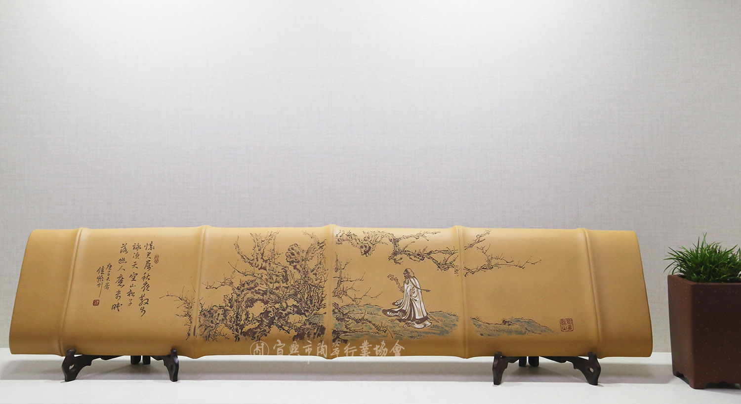 1767055208299559.jpg 竹节壁挂《秋林曳杖》.jpg