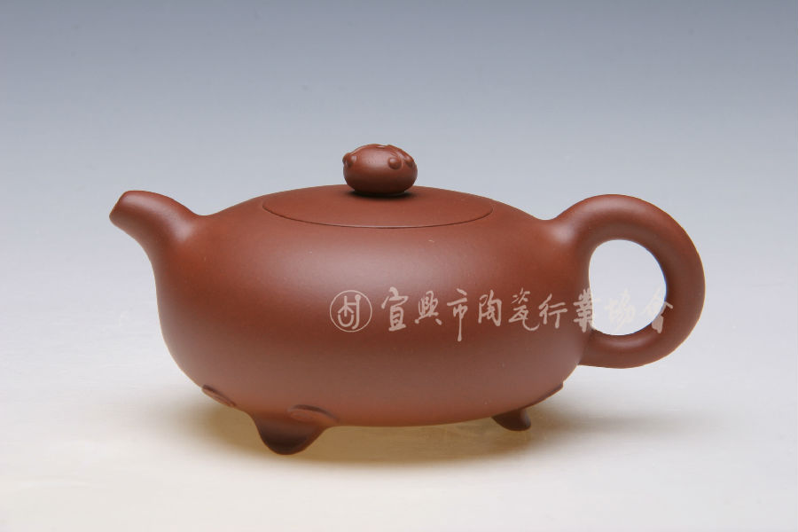 缪锡强 三足如意 红皮龙.JPG